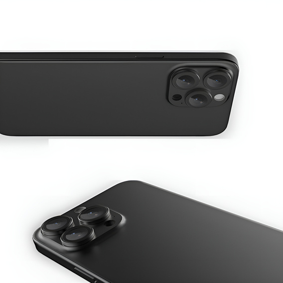 ERBORD OPTIK Pro μετριασμένο γυαλί για κάμερα iPhone 16 Pro / 16 Pro Max, μαύρη