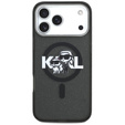 Θήκη Karl Lagerfeld IML Glitter Karl & Choupette Sketch Logo MagSafe για iPhone 17 Pro Max