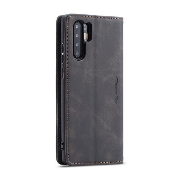 θήκη CASEME για Huawei P30 Pro, Leather Wallet Case, μαύρη