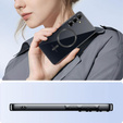 Θήκη για Samsung Galaxy S25, Electro MagSafe, μαύρη + Γυαλί για την οθόνη