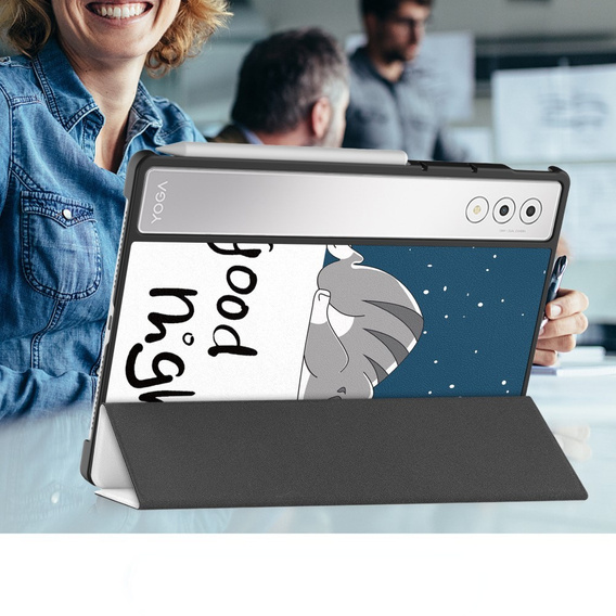 Θήκη για Lenovo Yoga Tab Plus, Smartcase, cat