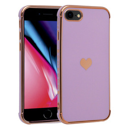 Θήκη για iPhone 7/8/SE 2020/SE 2022, Electro heart, μωβ