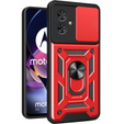 Θήκη για Motorola Moto G54 5G, CamShield Slide, κόκκινο
