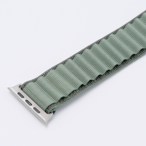 Λουράκι νάιλον για Apple Watch 1/2/3/4/5/6/7/8/SE/ULTRA 42/44/45/49mm, Πράσινο