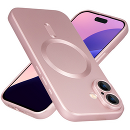 Θήκη για iPhone 16 Plus, ColorMag, για MagSafe, ροζ