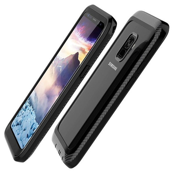Θήκη για Samsung Galaxy S9, Shockproof, με μεμβράνη, μπλε