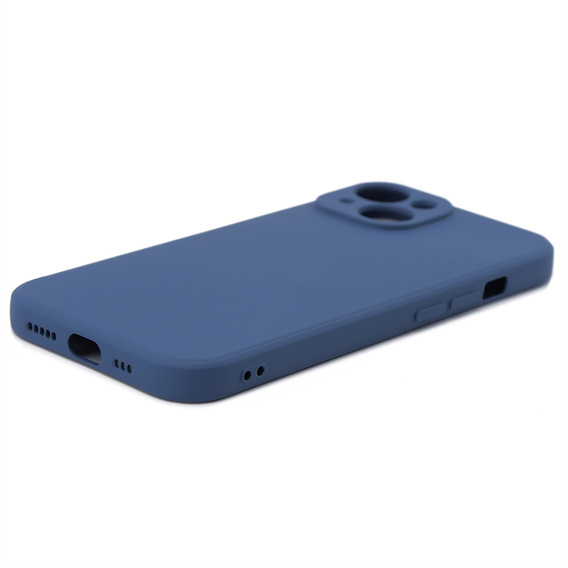 Θήκη για iPhone 15 Plus, Silicone Lite, σκούρο μπλε