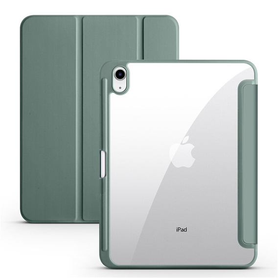 Θήκη για iPad 10.9 2022 10 Gen, Smartcase Hybrid, με χώρο για γραφίδα, σκούρα πράσινη