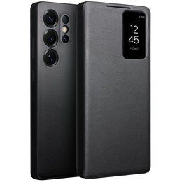 Δερμάτινη θήκη με πτυσσόμενο κάλυμμα QIALINO για Samsung Galaxy S25 Ultra