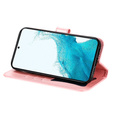 Θήκη με πτερύγιο για Samsung Galaxy A54 5G, Mandala Flower, ροζ rose gold