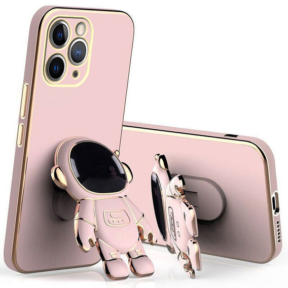 Θήκη για iPhone 14 Pro Max, Astronaut, ροζ rose gold