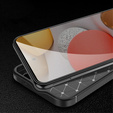 Θήκη για Samsung Galaxy S23 FE, Carbon Gel, μαύρη