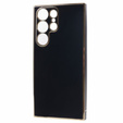 Θήκη για Samsung Galaxy S24 Ultra, Glamour CamShield, μαύρη