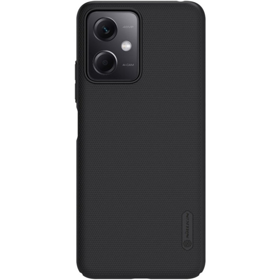 NILLKIN θήκη για Xiaomi Redmi Note 12 5G / POCO X5 5G, θήκη Super Frosted Shield, μαύρη