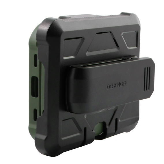 Θωρακισμένη θήκη για Samsung Galaxy Z Flip 4 5G, Dexnor Clip Holder, πράσινη