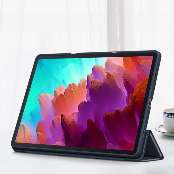 Θήκη για Lenovo Tab P12, Smartcase με χώρο για γραφίδα, σκούρο μπλε