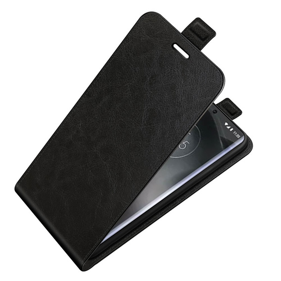 Θήκη με πτερύγιο για Motorola Edge 30 Neo 5G, Flip, μαύρη