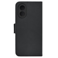 Θήκη με πτερύγιο για Oppo A38 4G / Oppo A18 4G, Card Slot, μαύρη