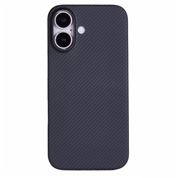 Θήκη για iPhone 16, Aramid Fiber Cover, μαύρη