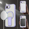Θήκη για Iphone 16E, Kickstand Matt Case, για MagSafe, μωβ