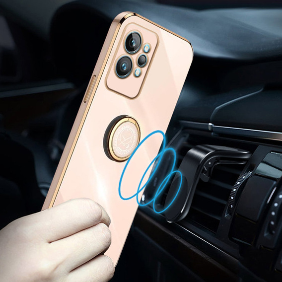 Θήκη για Realme GT2 Pro, Electro Ring, ροζ