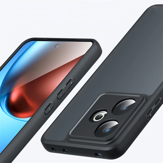 Θήκη για Realme GT 7 / 7T, Fusion Hybrid, διαφανής / μαύρη