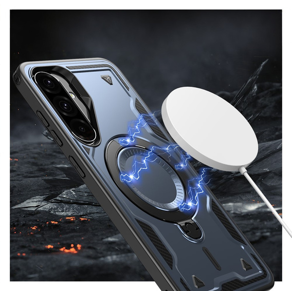 Θήκη για Samsung Galaxy A56, Military MagSafe, μπλε