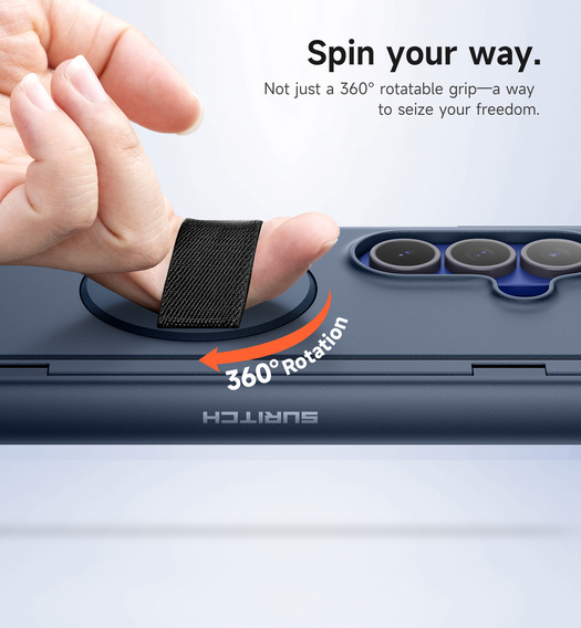 Θήκη Suritch με βάση 360° και ενσωματωμένη προστατευτική μεμβράνη οθόνης για Samsung Galaxy Z Fold7