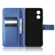 Θήκη με πτερύγιο για Oppo A17, Smart Magnet, μπλε