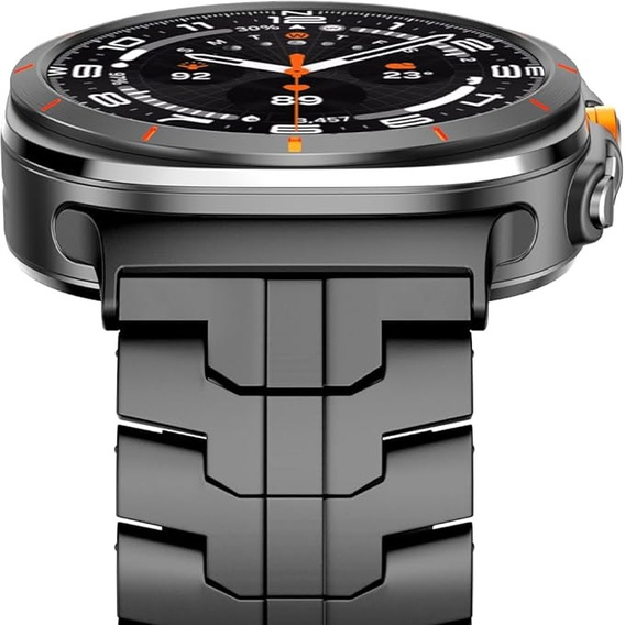 Βραχιόλι για Samsung Galaxy Watch 4/5/6 40/42/43/44/45/46/47mm, černý