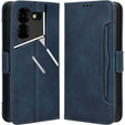 Θήκη με πτερύγιο για Tecno Pova 5 Pro 4G, Card Slot, μπλε