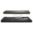 θήκη Spigen για Samsung Galaxy S25 Ultra, Tough Armor Mag Mag MagSafe, γκρι + μετριασμένο γυαλί 9H