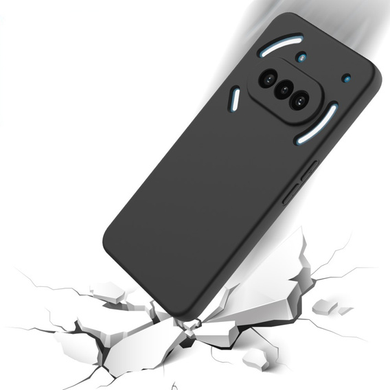 Θήκη για Nothing Phone 3a, Silicone Lite, μαύρη