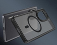 Θήκη για Honor 200 Pro, για MagSafe, ERBORD Μatt Case, μαύρη