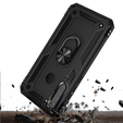 θωρακισμένη θήκη για Xiaomi Redmi Note 8, Nox Case Ring, μαύρη