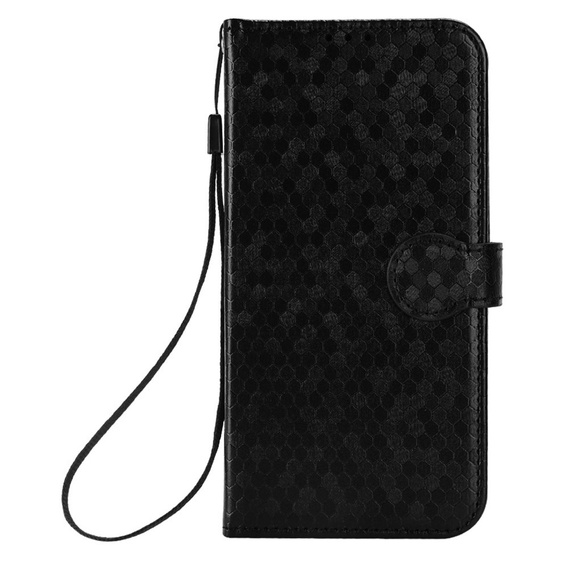 θήκη πτερύγιο για OnePlus Nord 5, Wallet Rhombus, μαύρη