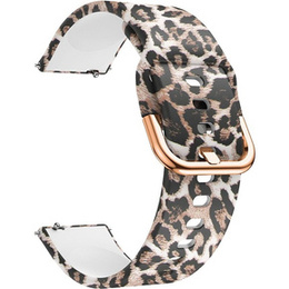 Silikonowy Pasek uniwersalny 20mm, Paw Print