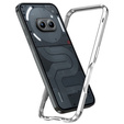 Θήκη LUPHIE για Nothing Phone 2a / 2a Plus, Armor Bumper, ασημένια