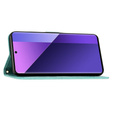 Θήκη με πτερύγιο για Xiaomi Redmi Note 13 Pro+, Butterfly, γαλάζια