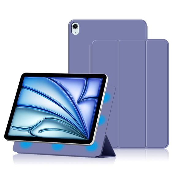 θήκη για το Apple iPad Air 11" 6 gen. 2024 (A2902, Magnetic smartcase, μωβ