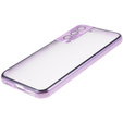 Θήκη για Samsung Galaxy S21, Magnetic Dual Glass, μωβ