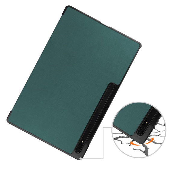 Θήκη για Samsung Galaxy Tab S9 Ultra, Smartcase, πράσινη