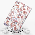 Θήκη για Samsung Galaxy Tab S7 FE, Suritch Full Body Marble, ροζ