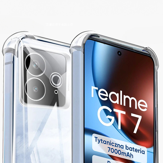 Θήκη για Realme GT 7 / 7T, Dropproof, διαφανής