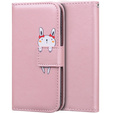 Θήκη με πτερύγιο για Motorola Moto G22, Wallet Bunny, ροζ
