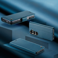 CASEME Litchi θήκη πορτοφόλι flip για Samsung Galaxy Z Fold7 5G