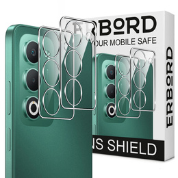 2x ERBORD Camera Tempered Glass για Realme 12 Pro / 12 Pro+, Διαφανές