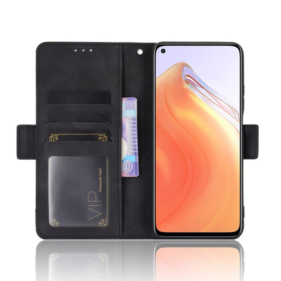 Θήκη με πτερύγιο για Xiaomi Mi 10T 5G/10T Pro 5G, Card Slot, μαύρη