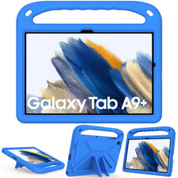 Παιδική θήκη για Samsung Galaxy Tab A9+, παιδική θήκη με λαβή, μπλε