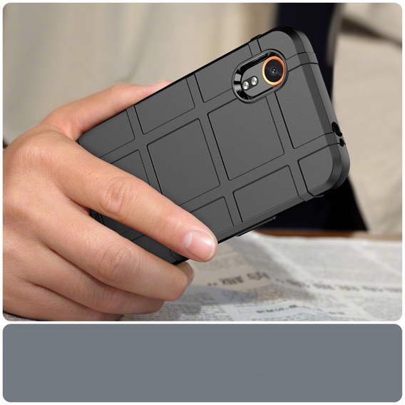 Θήκη για Samsung Galaxy Xcover 7, Rugged Shield, μαύρη